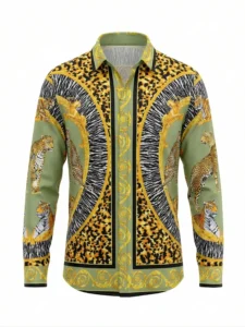 Apex Predator Baroque Long Sleeve Pointed Lapel Shirt / Set
