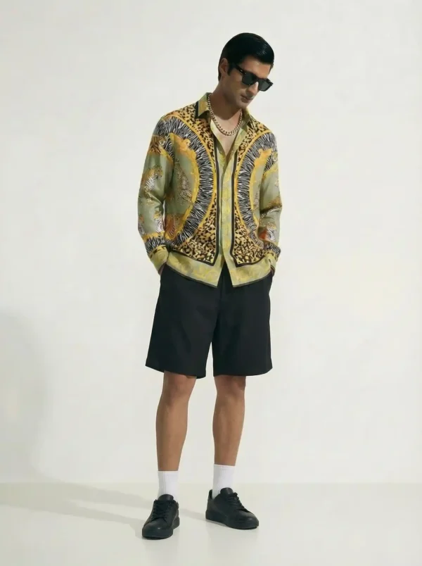 Apex Predator Baroque Long Sleeve Pointed Lapel Shirt / Set