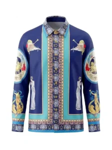 Celestial Muse Promenade Long Sleeve Pointed Lapel Shirt / Set