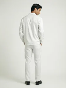 Medusa Signature Jacquard Long Sleeve Shawl Collar Shirt / Set