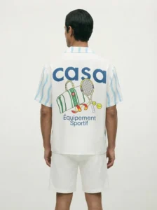 Casa Tennis Heritage Short Sleeve Shawl Collar Shirt / Set