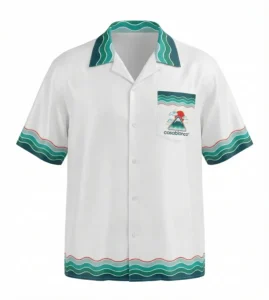 Fujiyama Sunset Short Sleeve Shawl Collar Shirt / Set